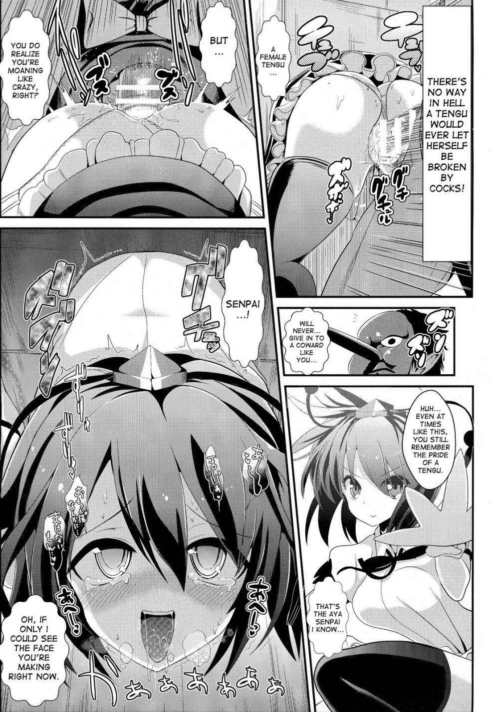 Hentai Manga Comic-Touhou Kabejiri 3 Shameimaru Aya-Read-14